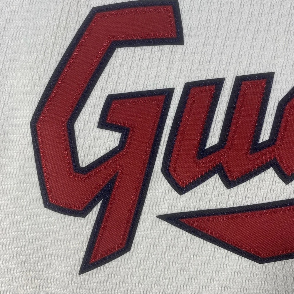 Nike Cleveland Guardians Baseball Jersey Mens Large White MLB Button Front NWOT - Picture 5 of 11